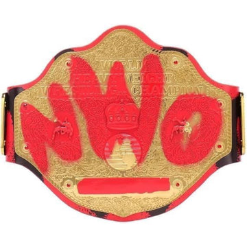 NWO Big Gold Signature Series Championship Title Belt Replica - Adult Size