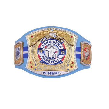 John Cena Farewell Tour 2025 Spinner Championship Replica Title Belt Replica - Adult Size