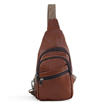 Brown Leather Sling Bag – Stylish & Durable Crossbody