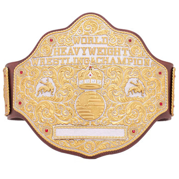 Big Gold Dual Brown Kids Championship Title Belt Replica | Fan Gift