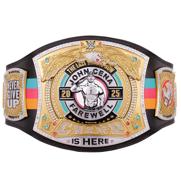 Kids WWE John Cena Farewell Tour 2025 San Antonio Spinner Title Belt Replica