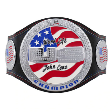 Kids WWE John Cena Spinner United States Championship Title Belt Replica