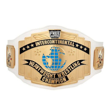 Women's Intercontinental White 2mm Adult Championship Title Belt Replica | Fan Gift
