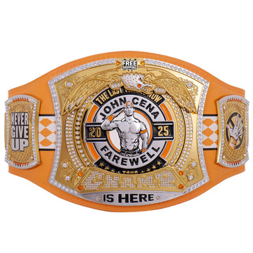 John Cena Orange Spinner 5mm Adult Championship Title Belt Replica | Fan Gift