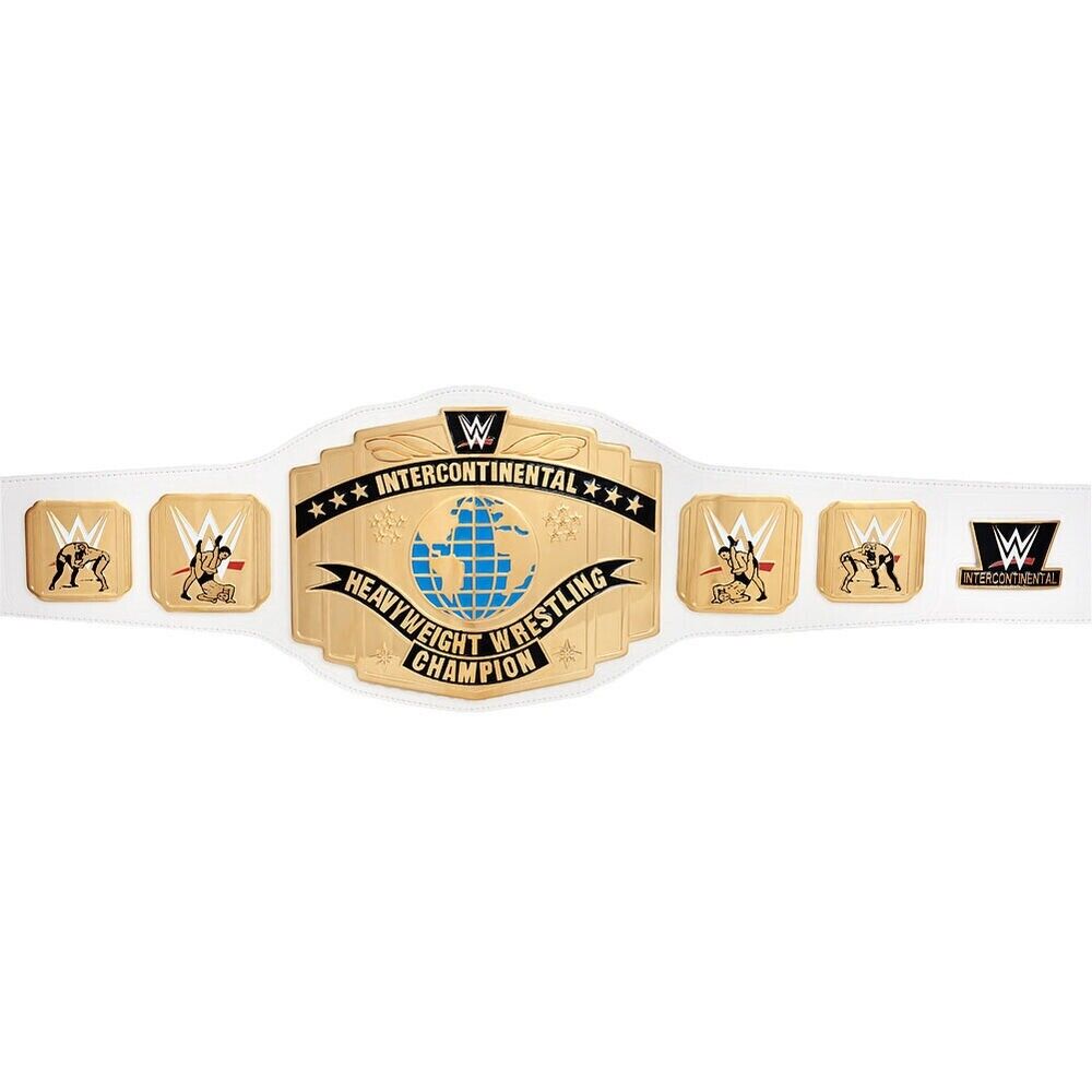 Intercontinental Championship Title Belt Replica White 2mm