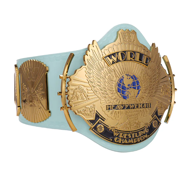 Winged Eagle Championship Belt Replica Sky Blue 2mm