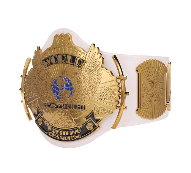 Winged Eagle Championship Belt Replica White 2mm