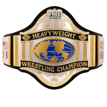 1986 Retro World Heavyweight Belt 2mm Adult Championship Title Belt Replica | Fan Gift