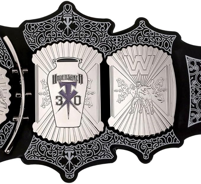 Undertaker 30-Year Signature Championship Title Belt Replica - Adult Size