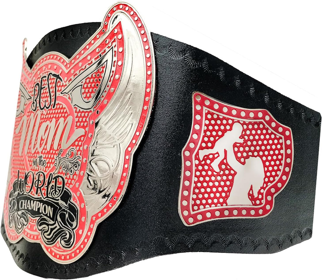World Greatest Mom Wrestling Championship Belt Replica - Adult Size