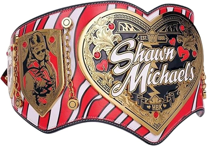 SHAWN MICHAELS Championship Title Belt Replica - Adult Size