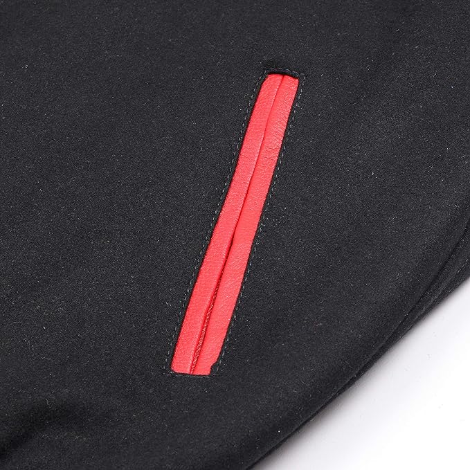 Black & Red Varsity Jacket – Timeless Letterman Style