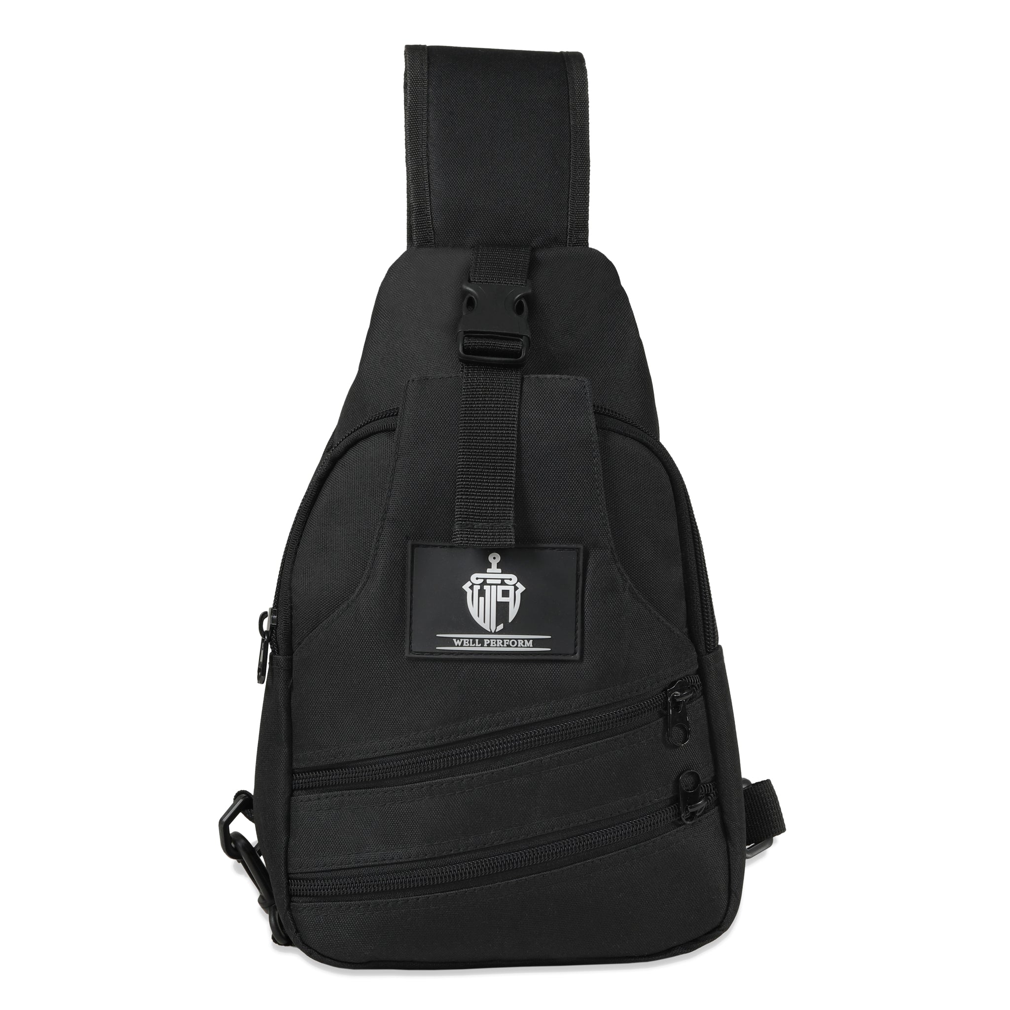 Tactical Black Sling Bag – Secure & Versatile Crossbody