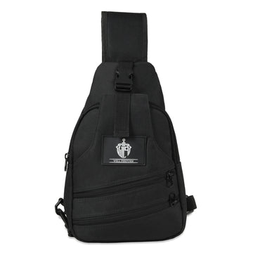 Tactical Black Sling Bag – Secure & Versatile Crossbody
