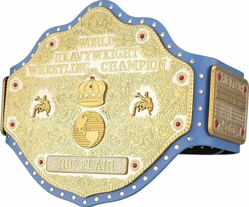 Ric Flair Big Gold Championship Title Belt Replica - Adult Size