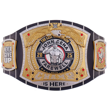 John Cena Farewell Tour 2025 NYC Spinner Championship Replica Title Belt