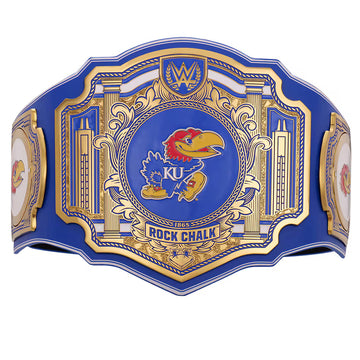 Kansas Jayhawks Legacy Championship Title Belt Replica