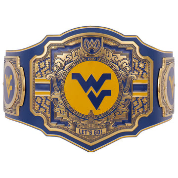 West Virginia Mountaineers Legacy Championship Title Belt Replica
