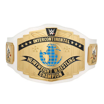 White 2014 WWE Intercontinental Championship Commemorative Title Belt Replica